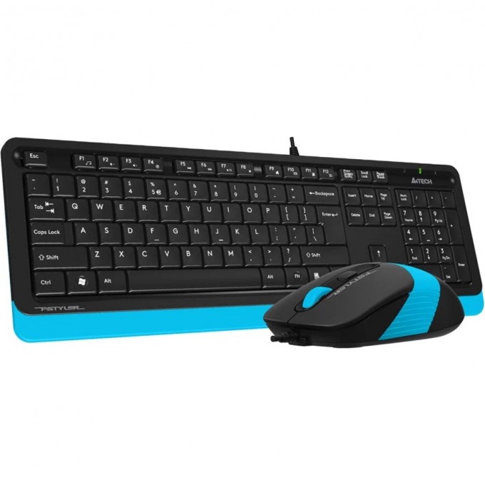 Клавиатура + мышь A4TECH BLOODY FSTYLER F1010 MULTIMEDIA USB черно-синие F1010 BLUE Клавиатура + мышь A4TECH BLOODY FSTYLER F1010 MULTIMEDIA USB черно-синие F1010 BLUE